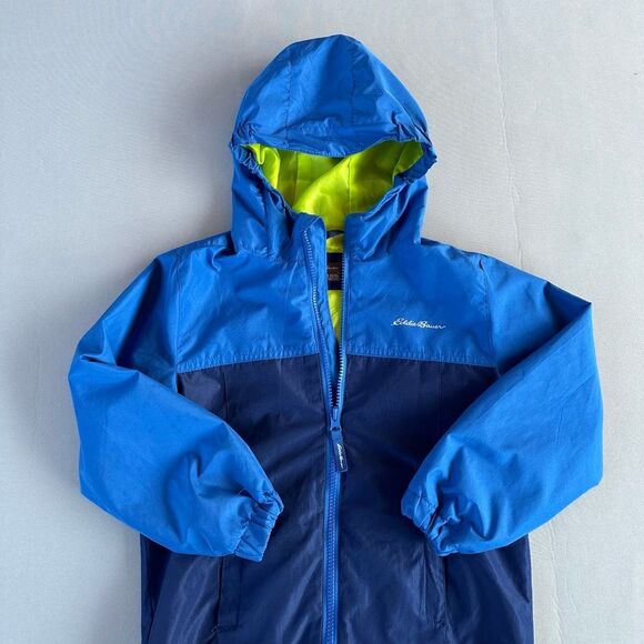 🎉5 for $40 🎉Eddie Bauer Jacket Coat Boys Size 5-6 Blue - Picture 2 of 7